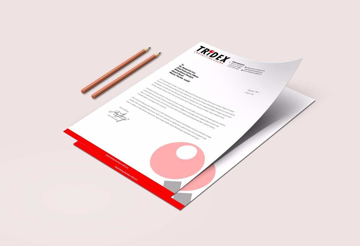 Tridex Consulting Letterhead