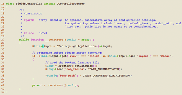 SQL Injection vulnerability in Joomla 3.7.0